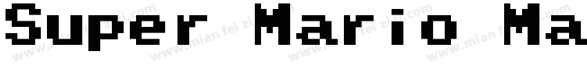 Super Mario Maker 2 Regular字体转换